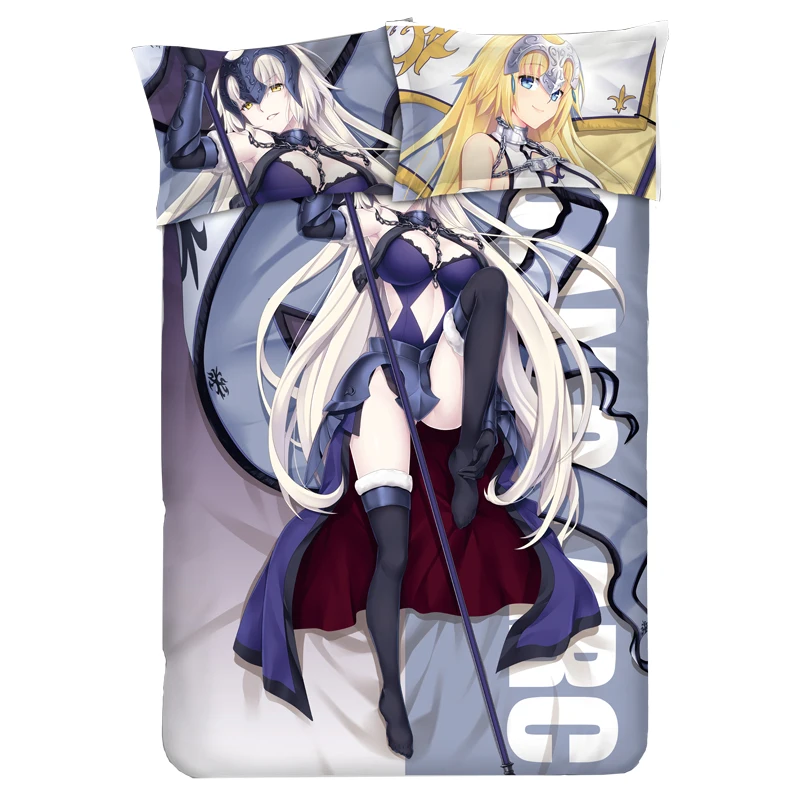 Fate grand order FGO кровать в стиле аниме простыня или пододеяльник с двумя наволочками