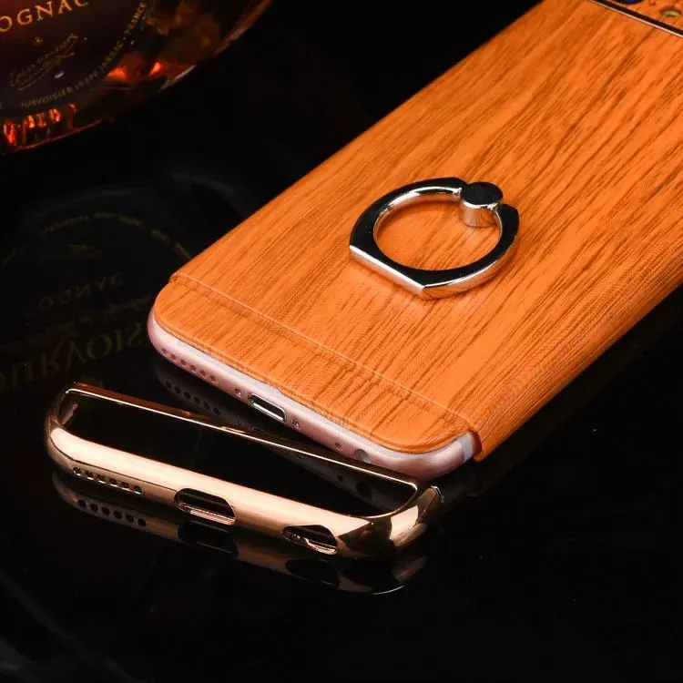 2017 supology телефон сумка для iPhone 7 с палец кольцо текстура древесины чехлы 6 6S плюс