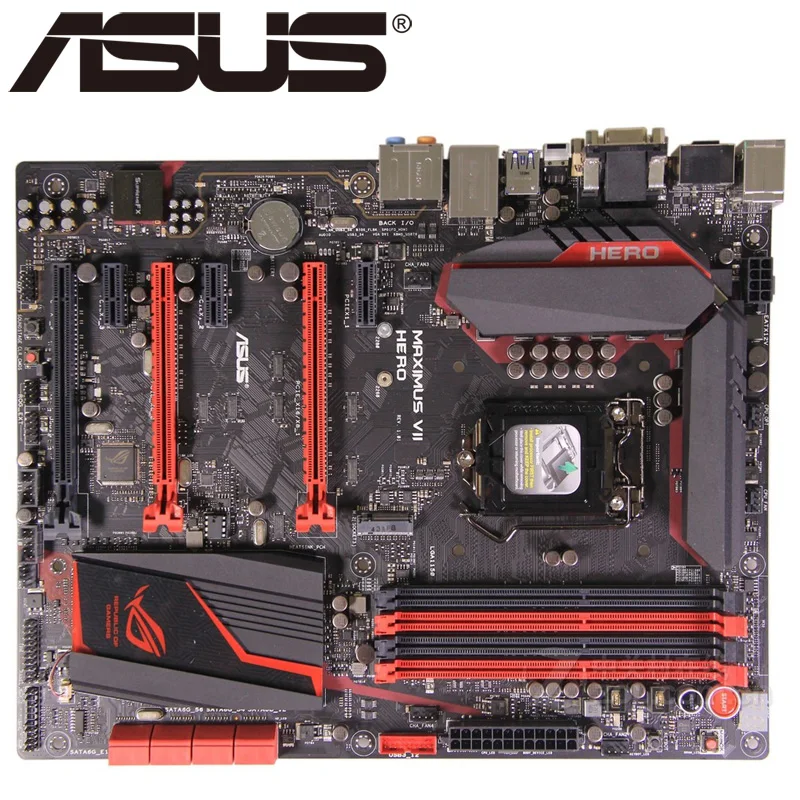 Asus MAXIMUS VII HERO настольная материнская плата Z97 Socket LGA 1150 i3 i5 i7 DDR3 32G ATX UEFI биос оригинальная б/у материнская плата горячая распродажа