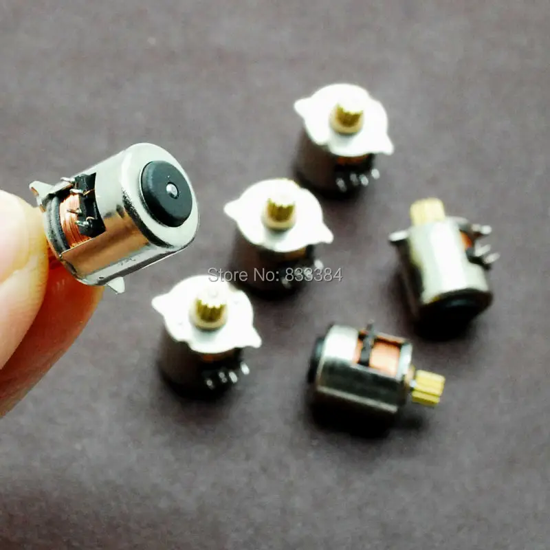 Бесплатная доставка новинка 20 шт. 2 фазный 4 проводной мини двигатель постоянного