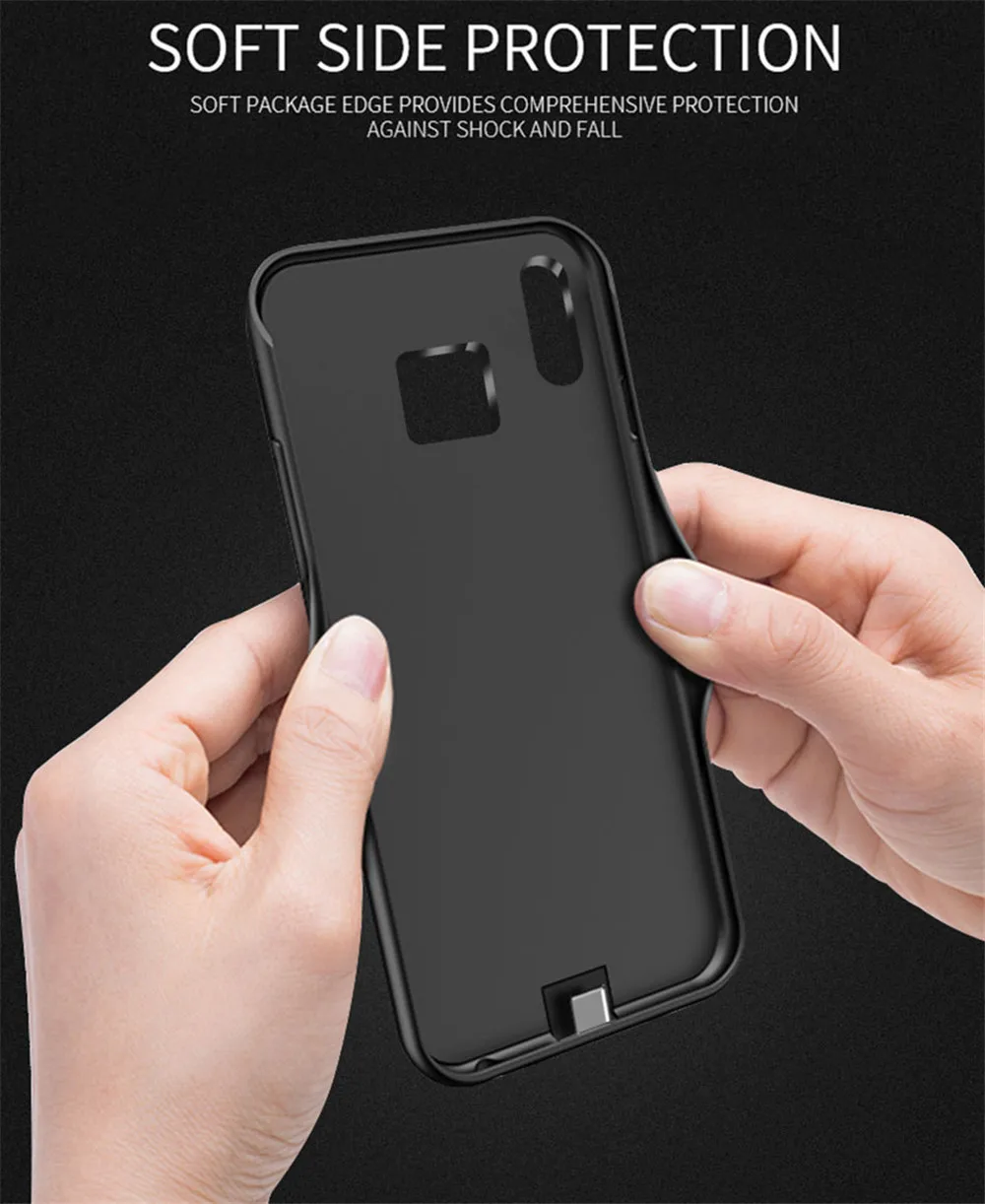 6800 мАч чехол для зарядного устройства для Xiaomi Mi 8 портативный зарядный внешний аккумулятор чехол для телефона чехол для Xiaomi Mi 8 чехол для зарядного устройства телефона