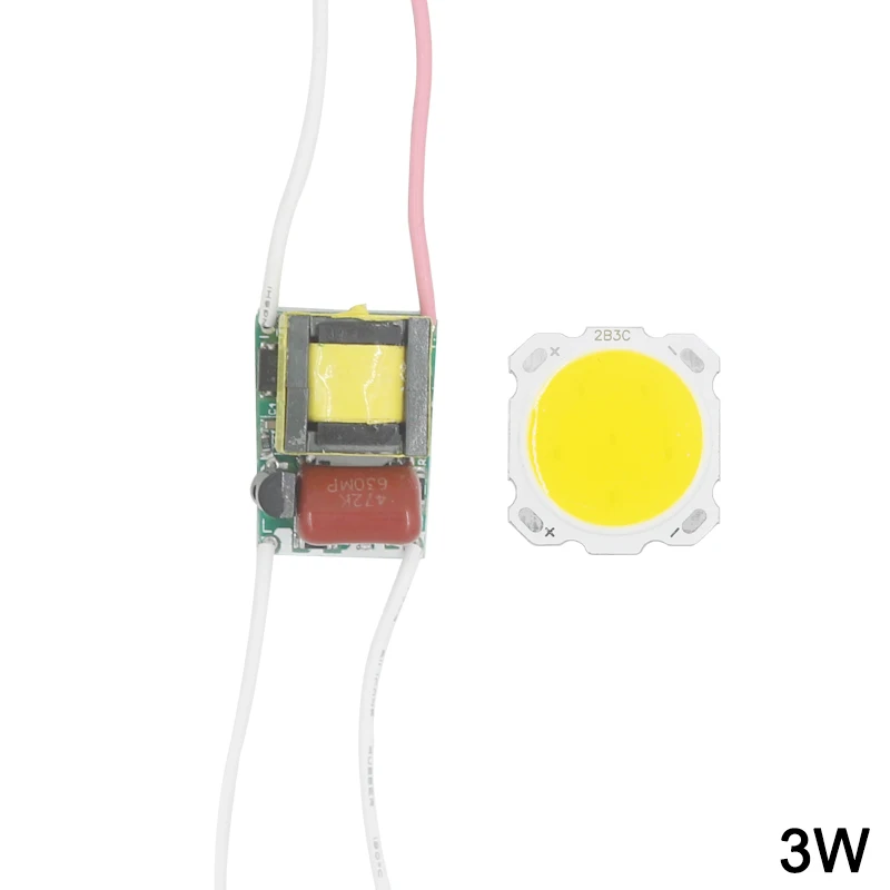 1Set COB LED lamp bulb+AC90-265V dimmable driver power supply transformer for downlight Spotlight dimming brightness | Лампы и
