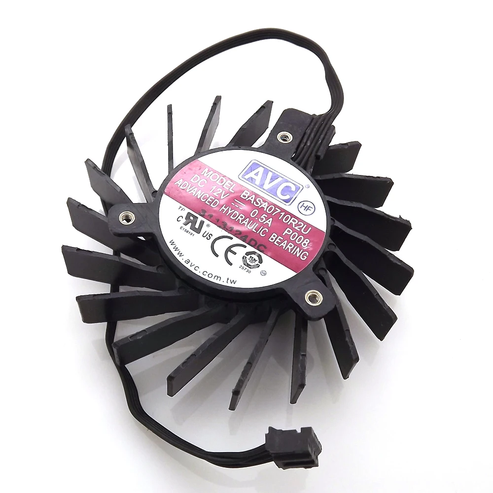 Новый вентилятор охлаждения BASA0710R2U DC12V 0.5A 4PIN замена кулера для Quadro Q4000 2 Гб|cooler fan|fan