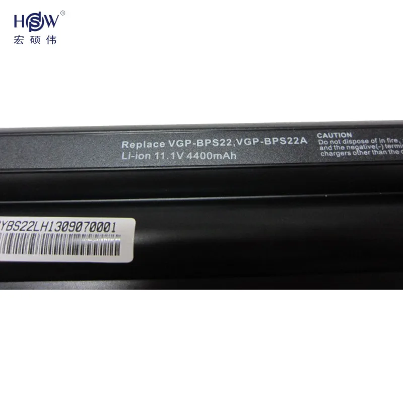 HSW Аккумулятор для ноутбука SONY VGP BPS22 BPS22A VPC EA EB EC EE bateria akku|laptop battery for sony|laptop batterybattery