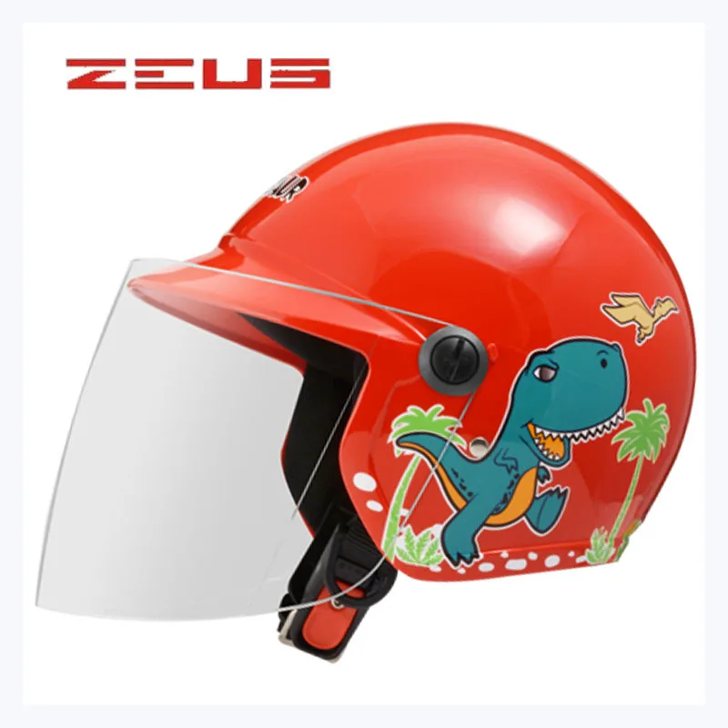 2019 Тайвань ZEUS детский полушлем мотоциклетные Электрические Велосипедные шлемы