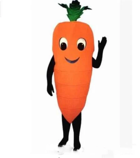 

Factory sale hot Carrot cartoon Mascot Costume Fancy Dress Animal mascot costume free shipping