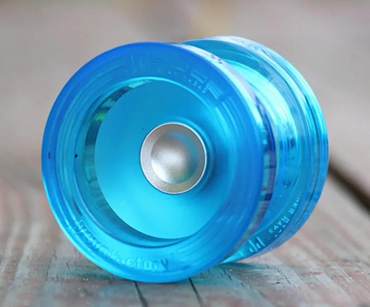 blue and sliver Новое поступление YYF PC Версия Клин YOYO резиновый Профессиональный Йо-Йо 1A POM yo-yo - Цвет: blue and sliver