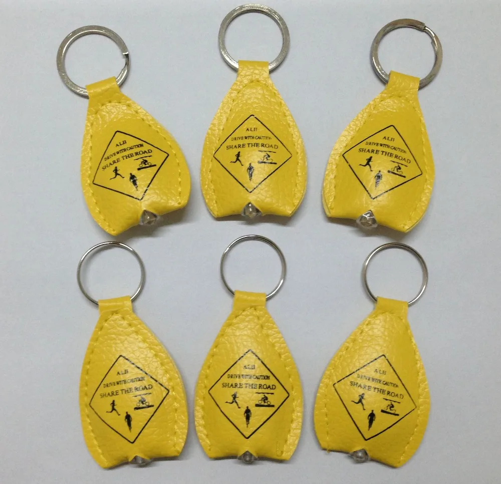 

Заказной логотип напечатанный со светодиодной подсветкой брелок для ключей модные сумки для книг кожаный брелок 1000 шт./лот Бесплатная доставка