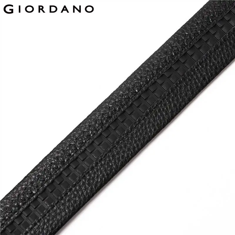 Giordano 2-х слойный кожаный ремень с автоматической пряжкой данная модель ремня