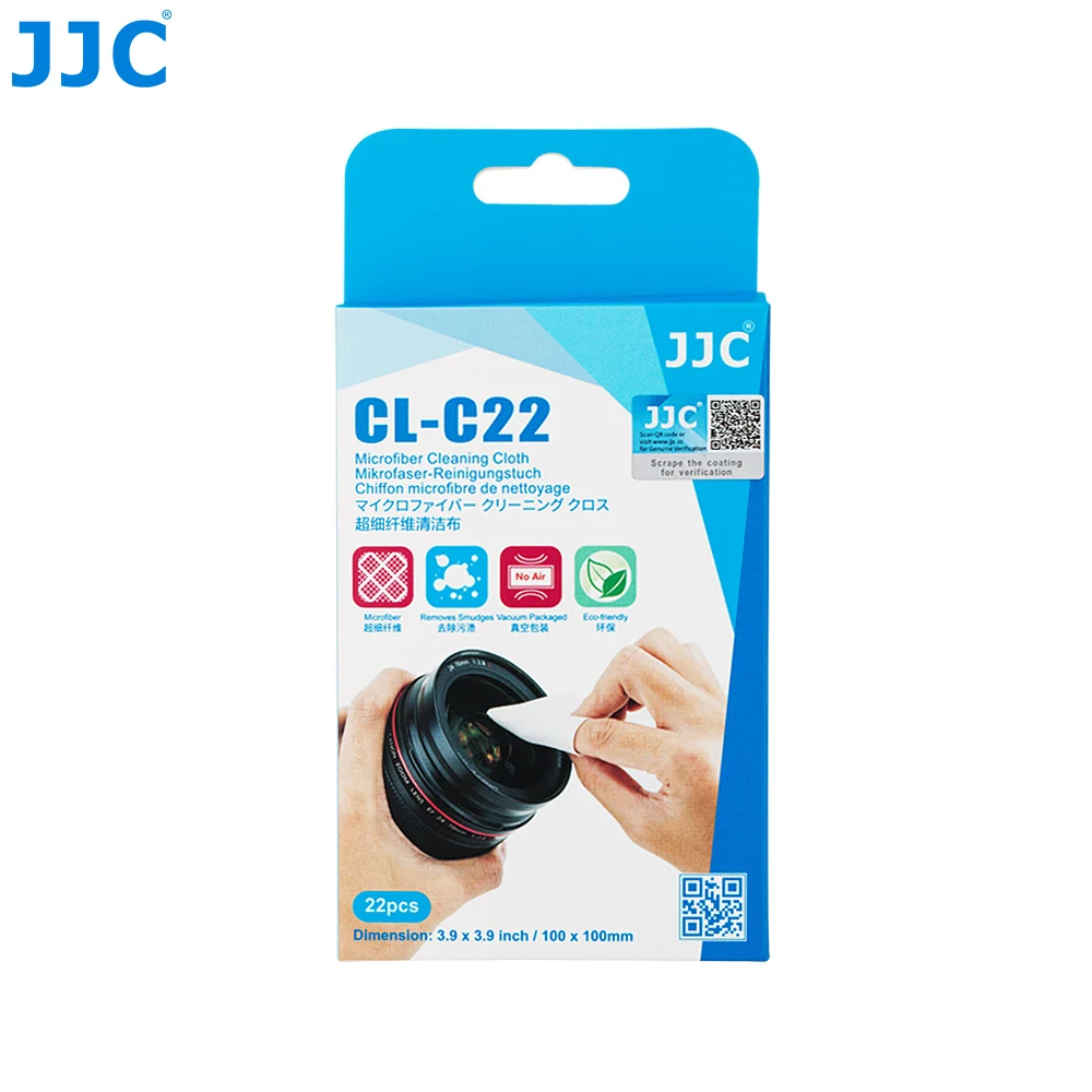 JJC CL C22 22 шт./лот салфетка из микрофибры для очистки объектива камеры смартфона