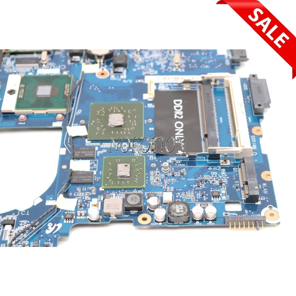 NOKOTION материнская плата для ноутбука samsung NP-R60 R60 BA92-04962a X2400 основная плата DDR2 Бесплатный процессор работает