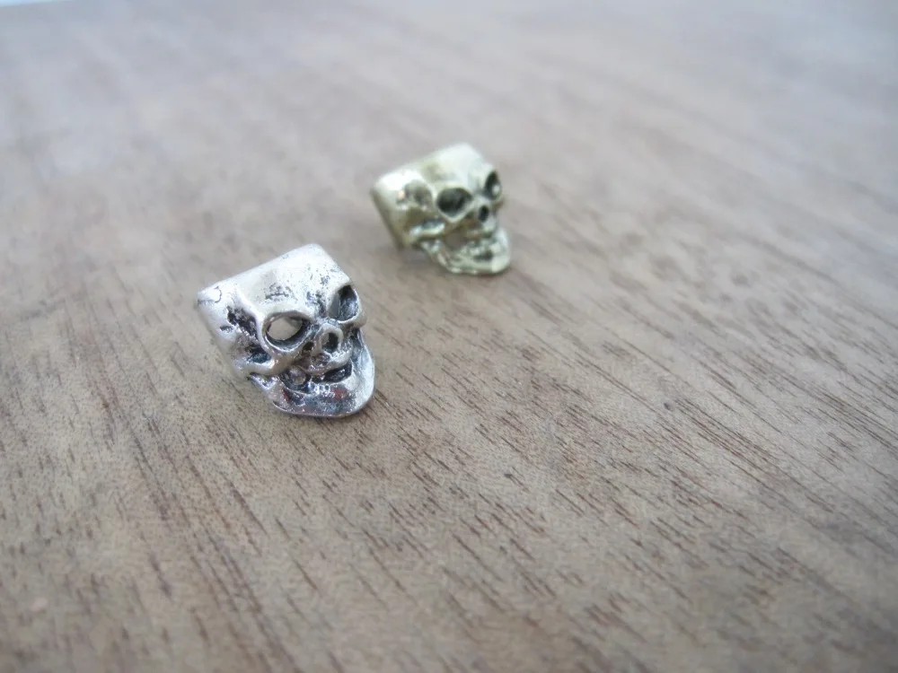 4 шт./лот череп дредлока Dread заколка для волос бусины 9 мм отверстие|bead components|bead