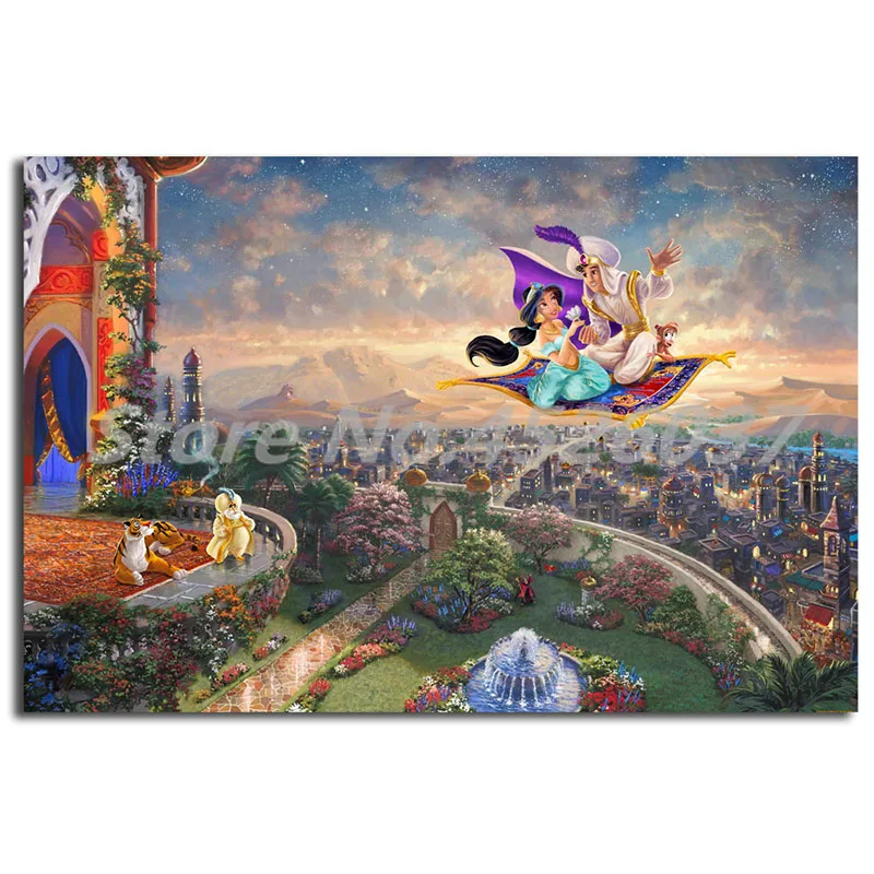 TM022 Thomas Kinkade HD портретный настенный Арт холст плакат и печать холст живопись декоративная картина для офиса гостиная домашний декор - Цвет: TM022