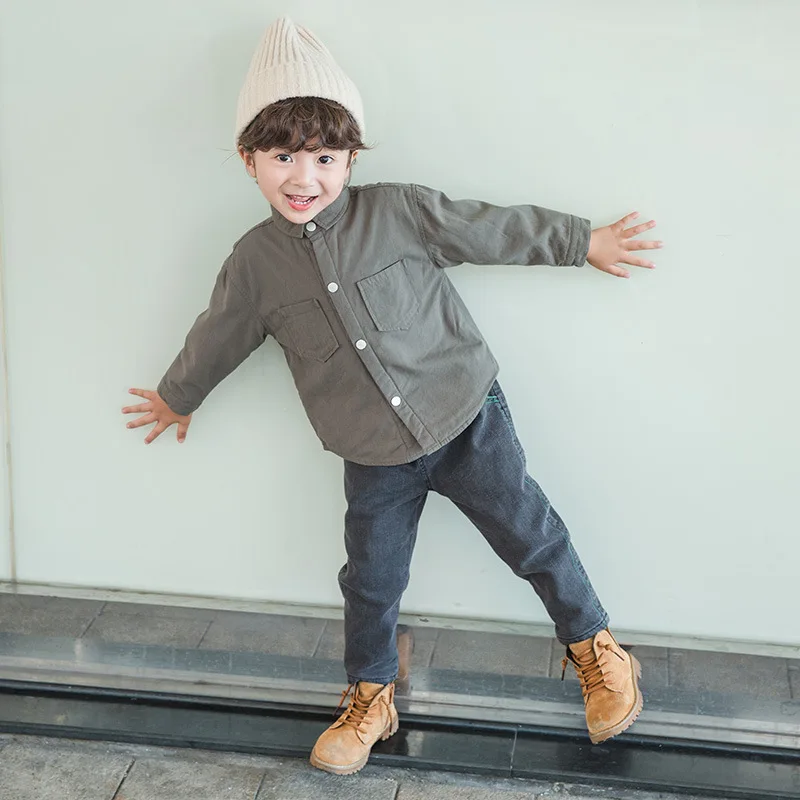 Детские джинсы повседневные для мальчиков детские брюки От 2 до 7 лет модные