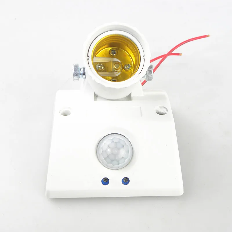 360 Degrees PIR Induction Motion Sensor IR Infrared Human E27 Plug Socket LED Light Switch Base Lamp Holder | Лампы и освещение