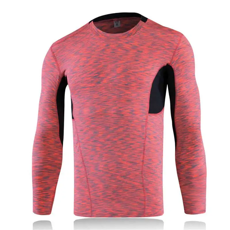 2018 Мужская Спортивная футболка для занятий фитнесом и йогой быстросохнущая