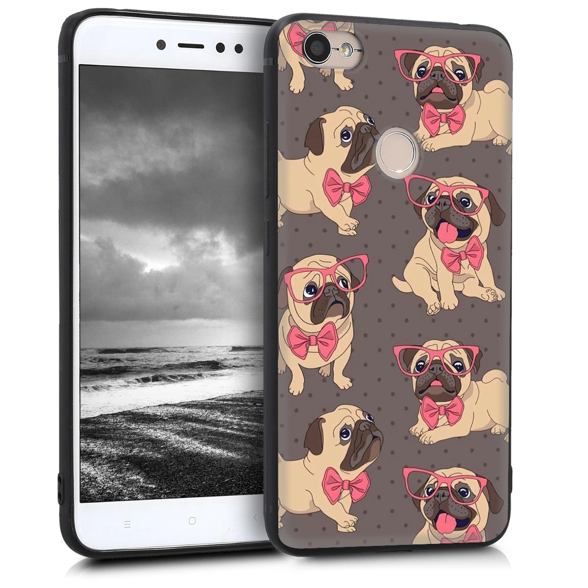 Чехол Lavaza с бульдогом из ТПУ для Xiaomi MI Redmi Poco X2 K30 Note 8T 10 6 8 9 9se A1 A2 A3 MAX 3 Lite Pro Plus f1 |