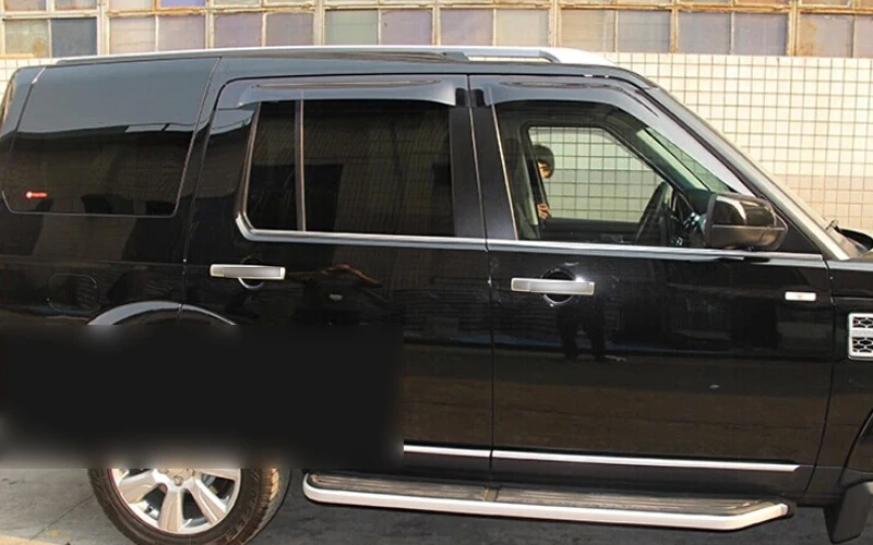 Для Land Rover LR4 Дискавери 4 2010 2011 2012 2013 2014 2015 Пластик внешний козырек Vent Оттенки окна