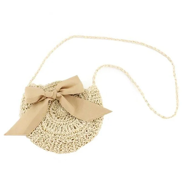 Style 6-beige Простая соломенная круговая квадратная женская сумка на плечо ручной работы тканая богемная сумка летняя пляжная Женская Большая вместительная плетеная Сумка-тоут - Цвет: Style 6-beige