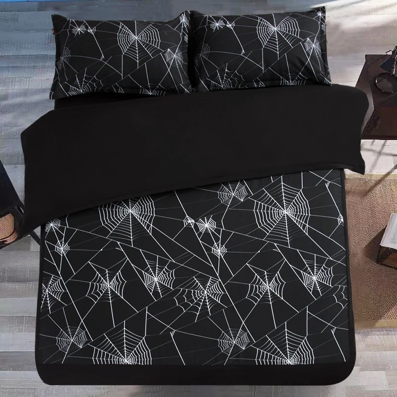 Бесплатная доставка черно белый комплект постельного белья