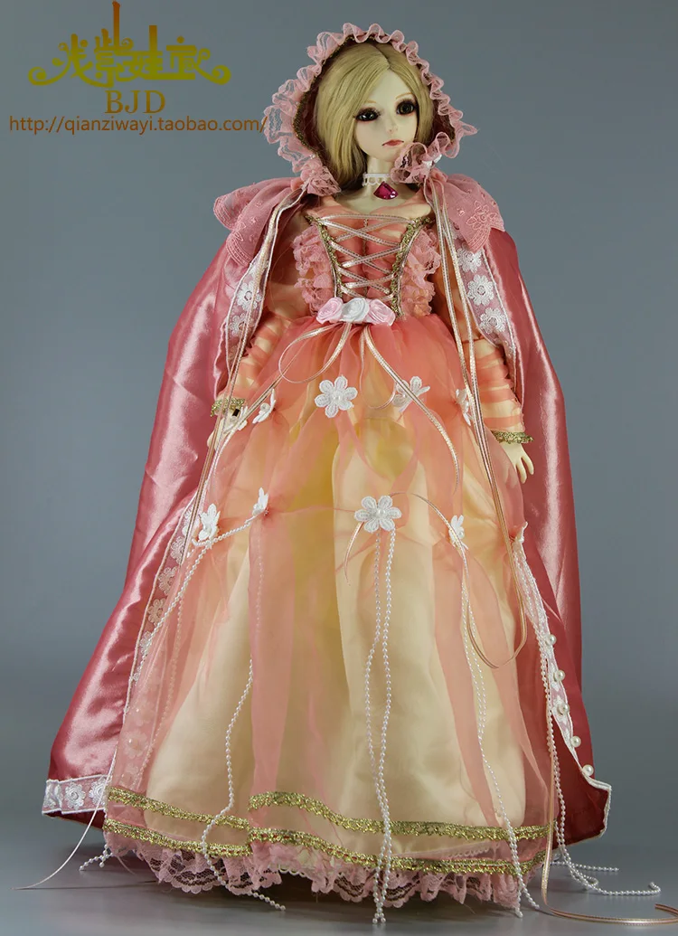1/4 1/3 шкала BJD платье+ плащ набор для BJD/SD одежды куклы аксессуары, не включены кукла, обувь, парик и другие аксессуары 18D1565