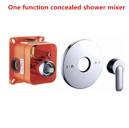 Скрытый настенный смеситель для душа душевой с контроллером ванной комнаты