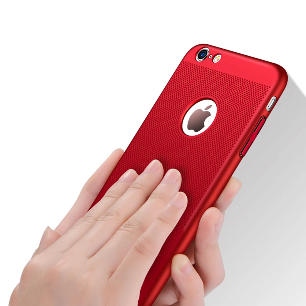 GK29 Breathing Phone Case For iPhone 5s 6s 7 Plus SE Shockproof PC Back Covers Shell Protective Housing 5 s 6 |