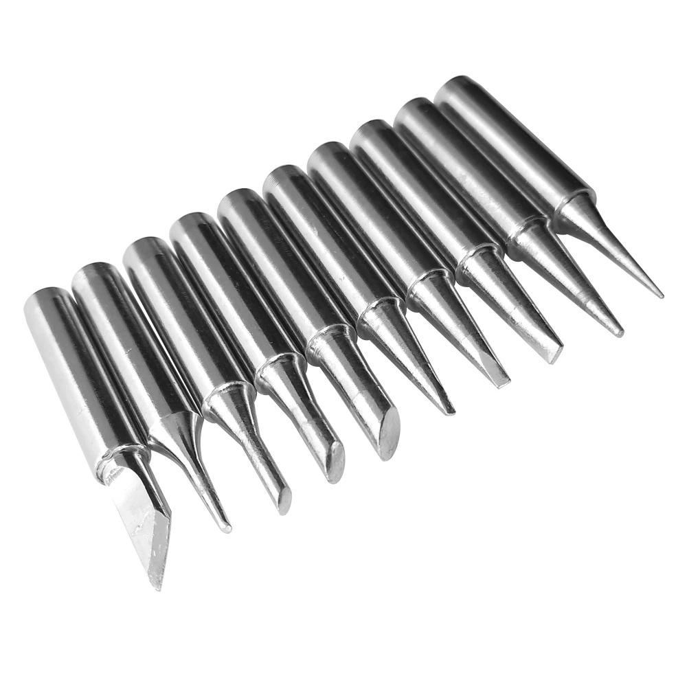 10 шт. 900M-T паяльник наконечники для 936 паяльной станции сварочные ПАЯЛЬНЫЕ НАКОНЕЧНИКИ паяльник Инструменты для ремонта