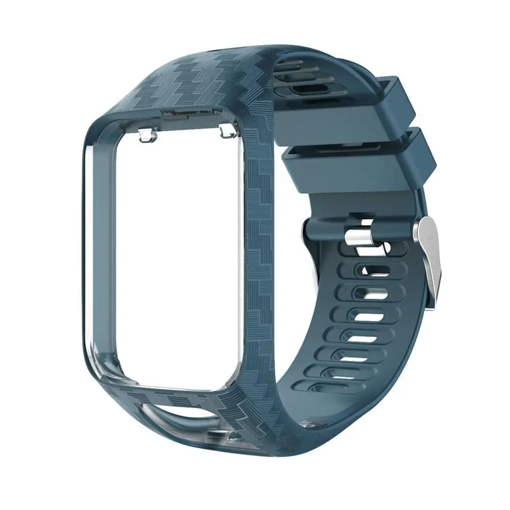E Сменный силиконовый ремешок для наручных часов Tomtom Runner 2 3 Spark 3 Adventurer Golfer 2 Sports gps для бега браслет - Цвет: E