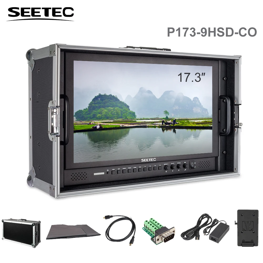 SEETEC P173-9HSD-CO 17 3 &quotLive Director Monitor с 4K HDMI 3G SDI YPbPr Видео Аудио вход HD 1920x1080 - Цена: 48 731,18 руб.