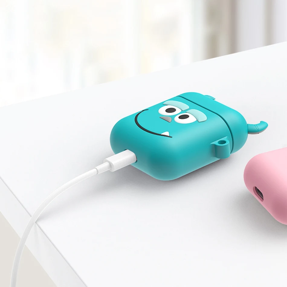 Мультяшный Мягкий силиконовый чехол для Apple Airpods противоударный чехол для Apple гарнитура для Airpods чехол s милый Защитный Чехол Air Pods