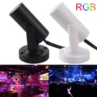 1 шт. RGB светодиодный луч прожектор сценический свет мини 1 Вт Супер яркая лампа для диско-бара DJ KTV Вечеринка сценическое освещение AC85-265V