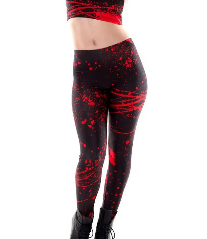 Горячая новинка модные облегающие новые женские пикантные брюки с рисунком