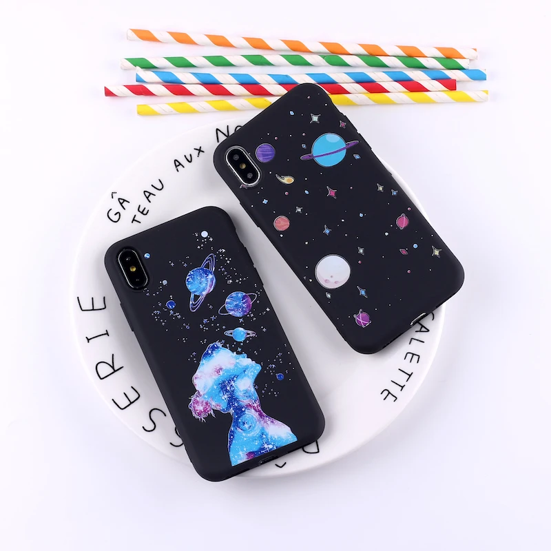 Мягкий матовый Силиконовый чехол для iPhone 11 12 Pro 6S 8 8Plus X 7 7Plus XS Max | Мобильные