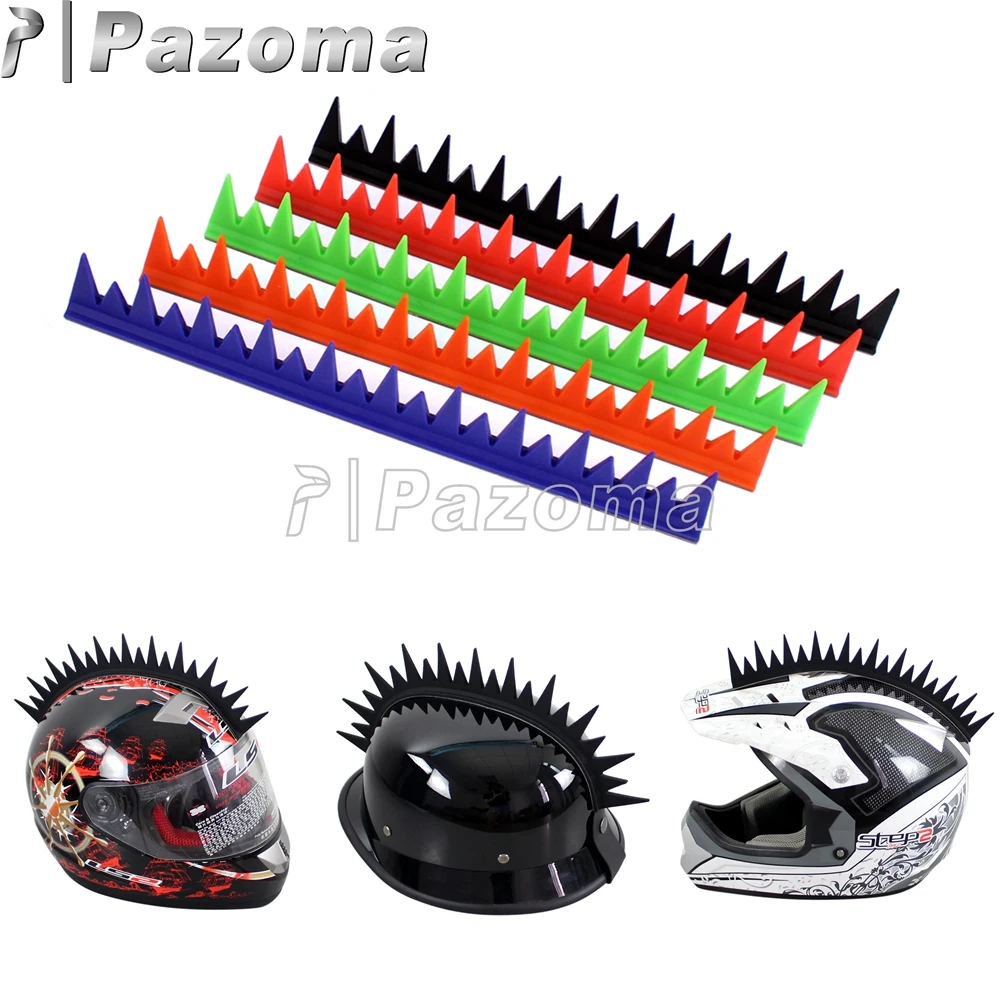 Мотоцикл грязи гоночный велосипед неровная Mohawk наклейка на шлем 13 &quotполоса