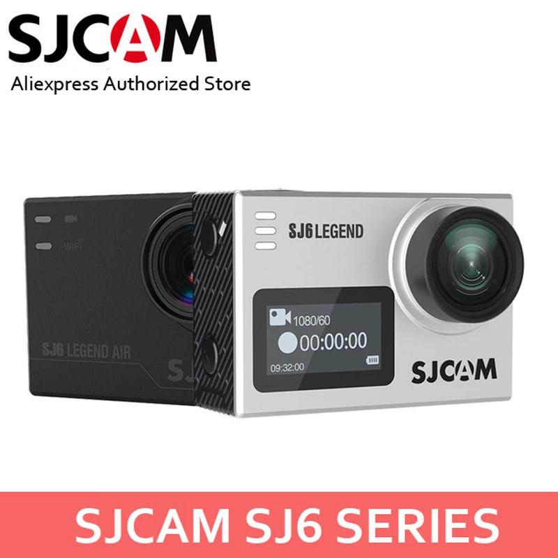 Водонепроницаемая Экшн камера SJCAM SJ6 Legend & Air 4K 24fps с сенсорным экраном 2