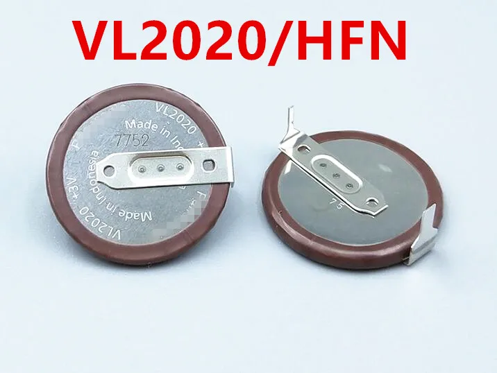 1PCS 100% Original VL2020 3V 20mAh coin type rechargeable 180 degrees lithium button VL2020/HFN | Электроника