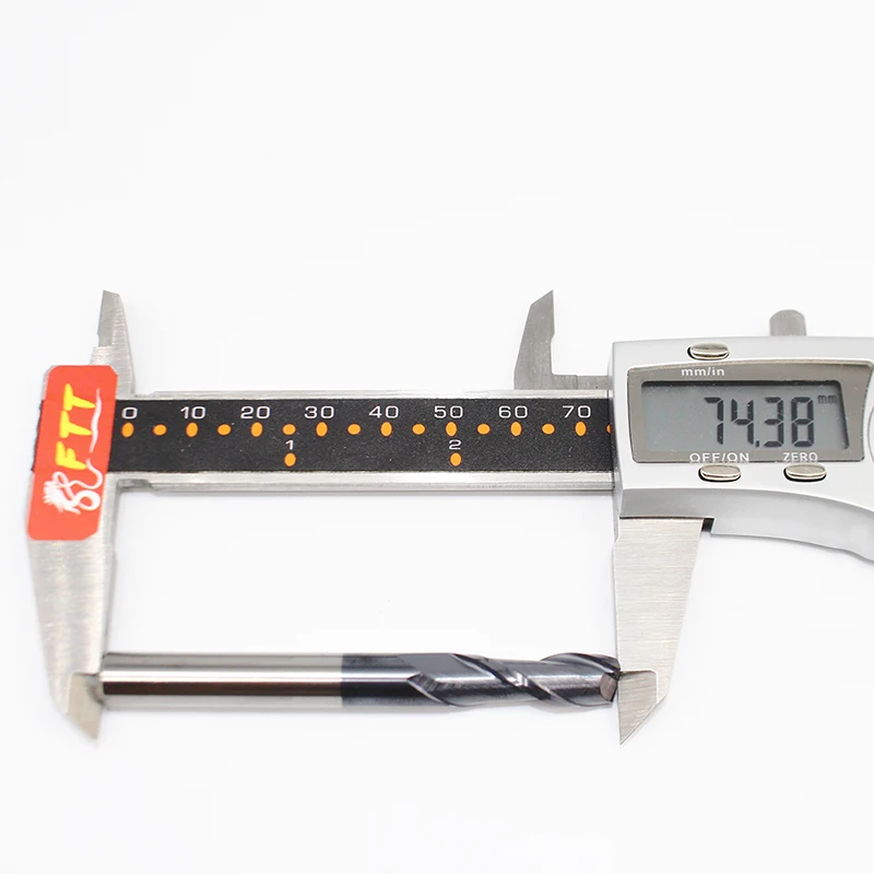 1 шт. HRC50 8 мм твердосплавные фрезы D8X24LXD8X75L 2 флейты стандартная длина шлицевые