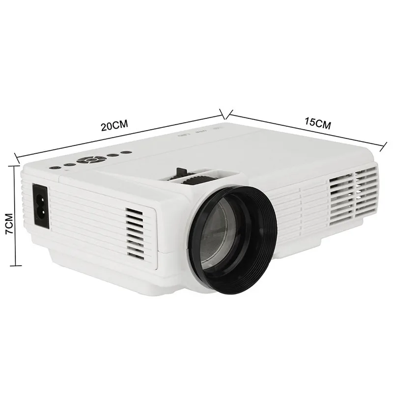 HIPERDEAL Мини проектор для мобильного телефона lcd 4 дюйма светодиодный HD портативный домашний проектор может съёмная карта USB интерфейс HDMI Apr19