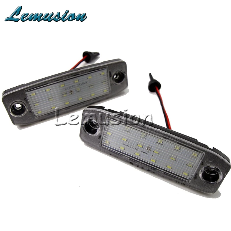 1 пара Автомобильный светодиодный номерной знак светильник дневные ходовые огни
