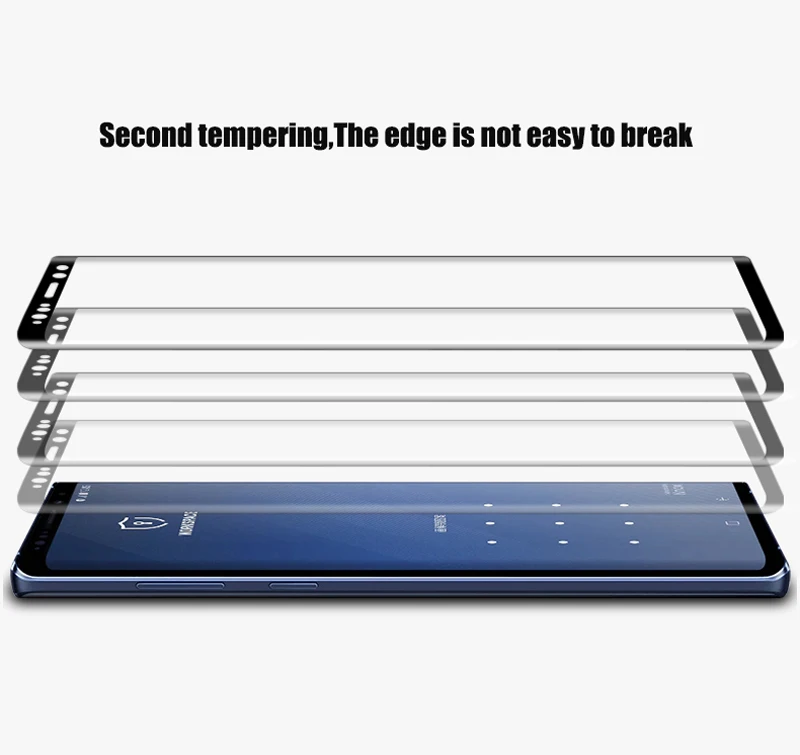 6D Полный Клей протектор экрана для samsung Note 8 S7 Edge полный клей для Galaxy S9 S8 Plus чехол дружественное закаленное стекло Note 9