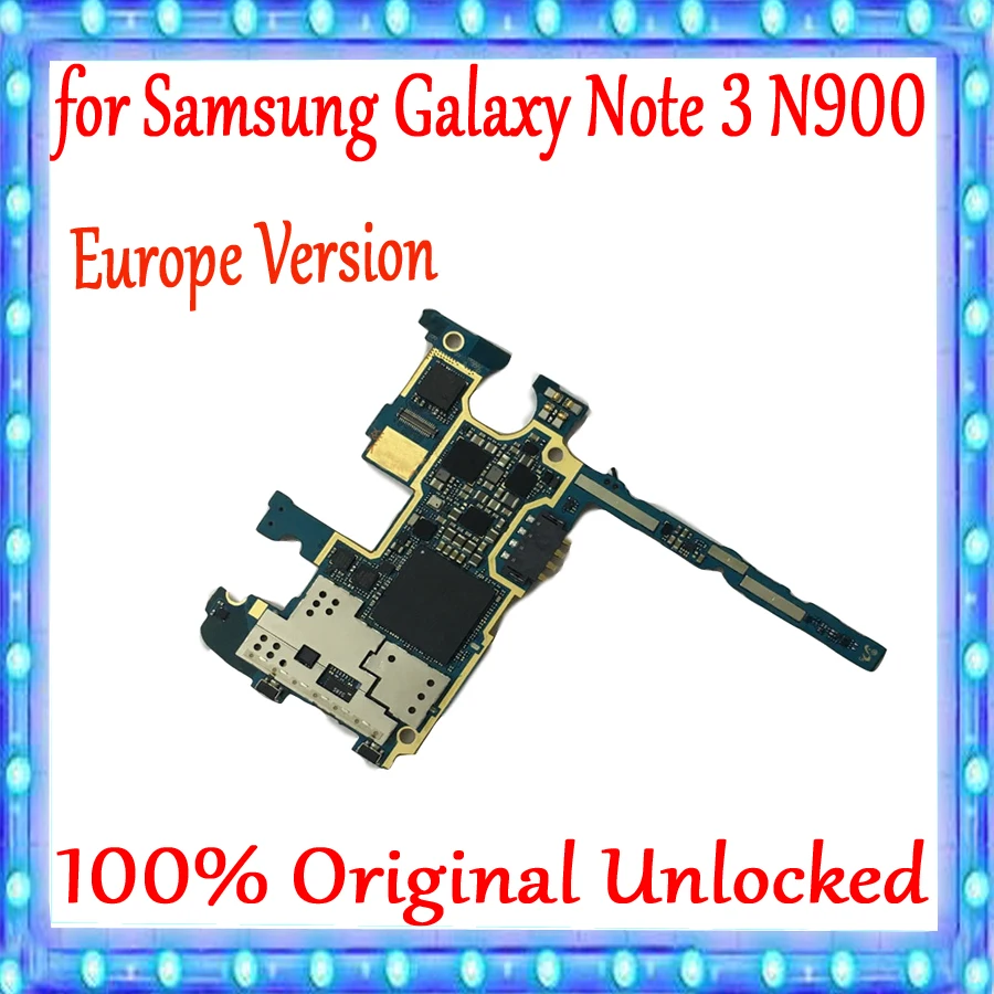 С полными чипами для материнской платы Samsung Galaxy Note 3 N900 100% Оригинальный