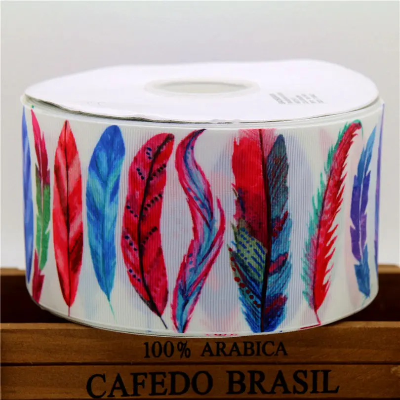 DUWES 3 дюйма бесплатная доставка градиентная корсажная лента с принтом аксессуар