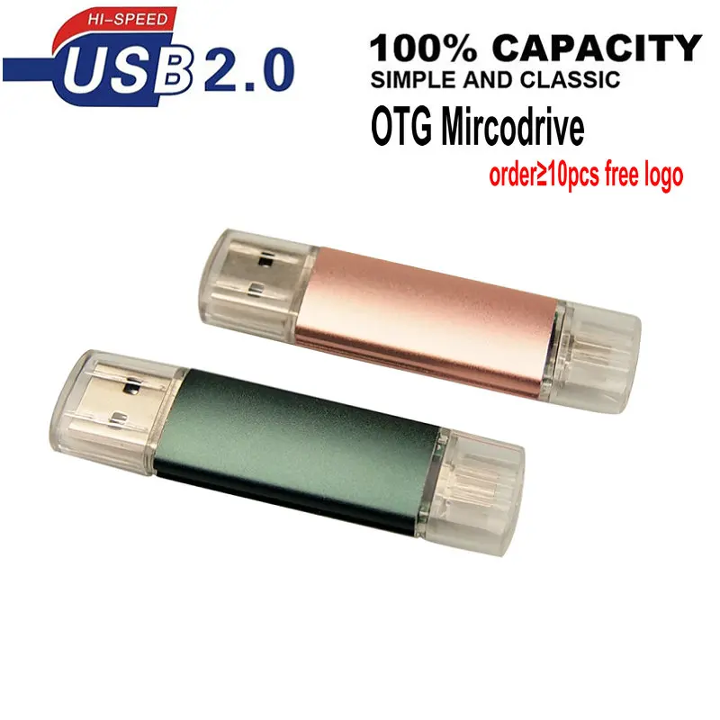 OTG USB 2 0 флеш накопитель Usb флешка 4 ГБ 16 8 32 64 Гб Кле карты памяти Personalizado (более 10 шт