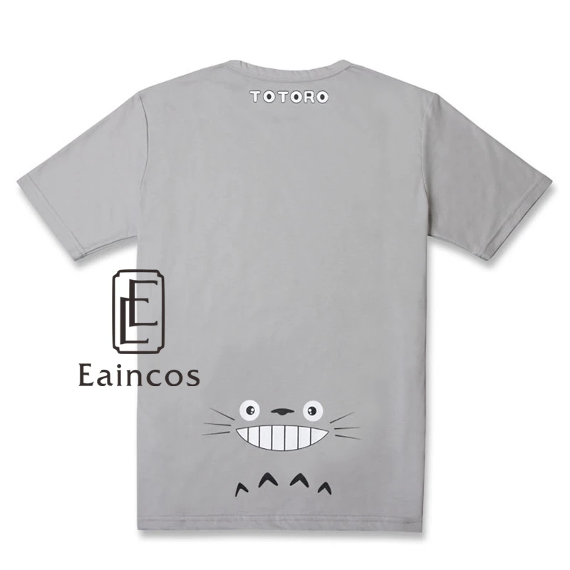 

Free Shipping Anime My Neighbor Totoro Tees Cosplay Costume Grey Short Sleeve T-shirts Unisex Casual Fashion Tops 3Styles