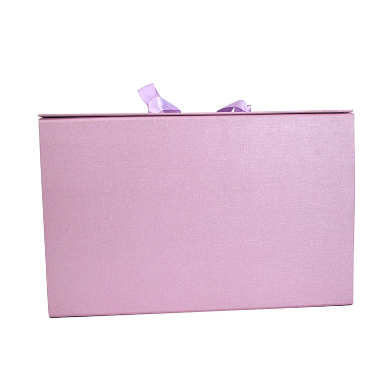 Purple Картонная коробка Коробки наименование личного брэнда наклейки с логотипом 5 цветов наращивание волос пучки Бумага упаковка обувь Подарочная коробка для одежды - Цвет: Purple