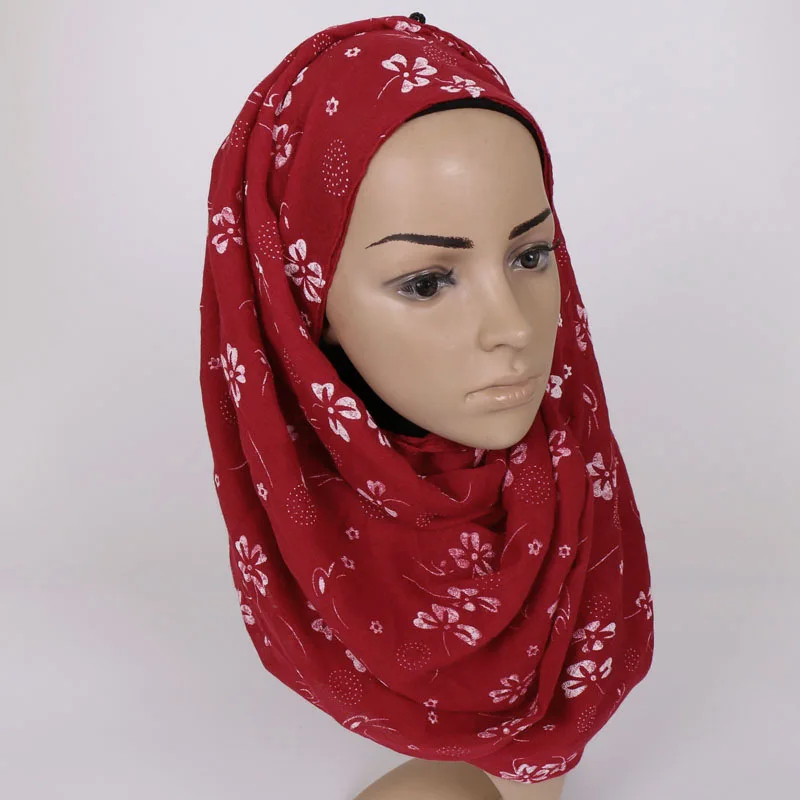 Роскошный брендовый весенний женский шарф с цветочным принтом длинные шарфы