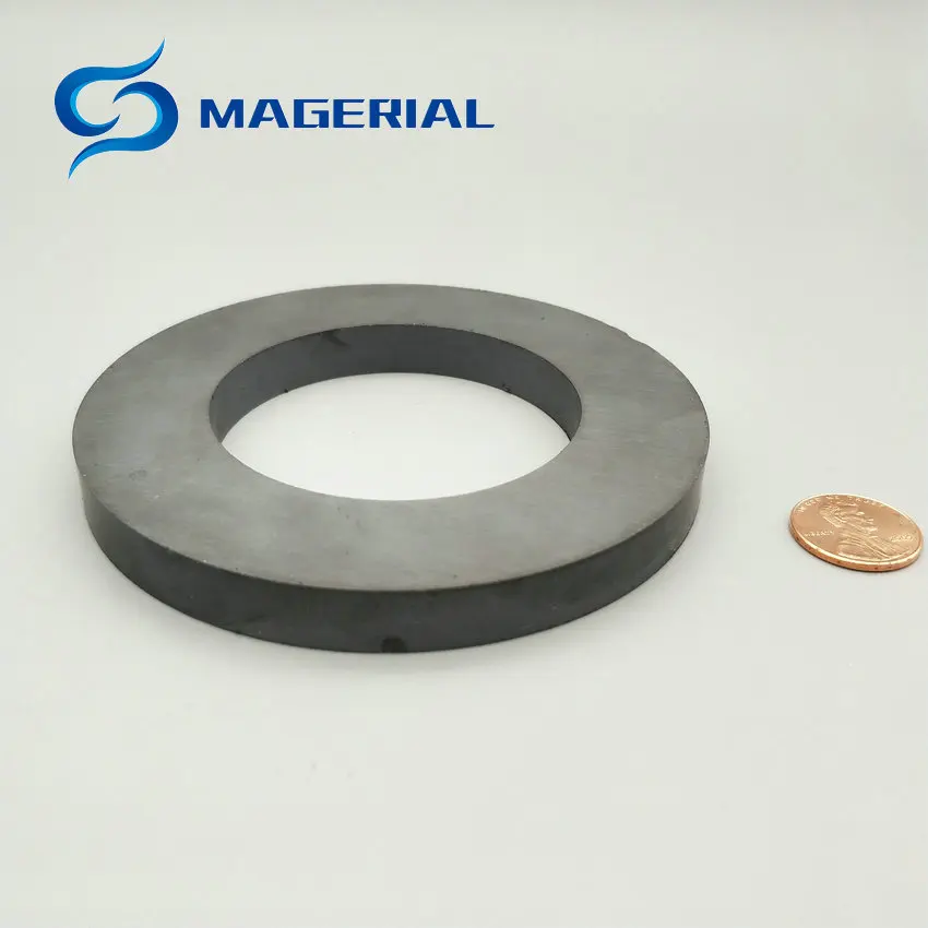 

C8 кольцо OD 100x60x10 мм керамический ферритовый магнит, около 4 "большой магнит для DIY громких динамиков, звуковая коробка, плата, сабвуфер