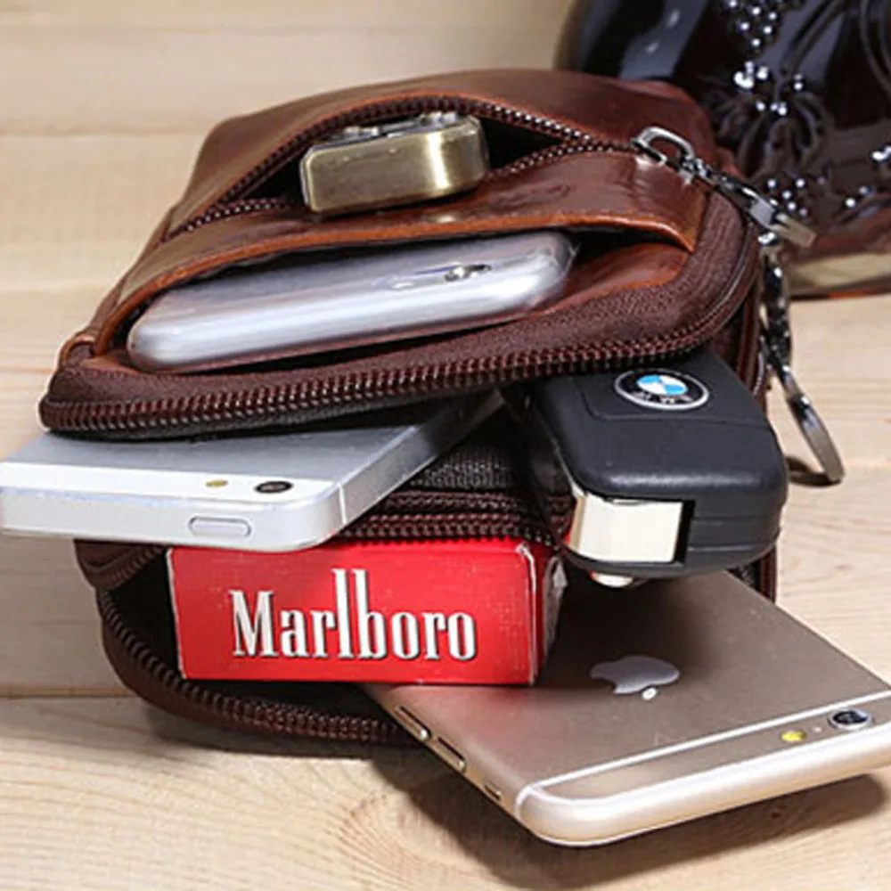 Высокого качества класса Люкс из натуральной кожи в стиле Хип Fanny поясная сумка