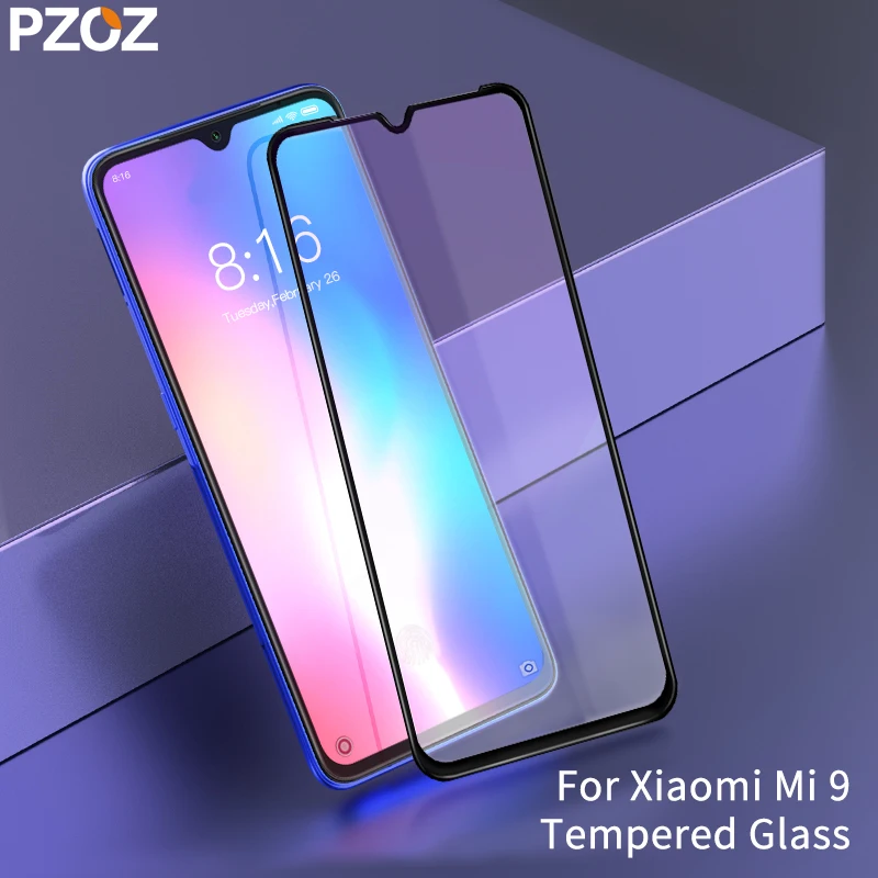 PZOZ для xiaomi mi 9 Защита экрана из закаленного стекла xiaomi mi 9 полное покрытие экрана стекло xao mi xio mi phone чистая прозрачная пленка 9H HD